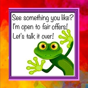 I'm always open to fair offers so don't be shy!
